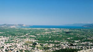 Vue du chteau de Larissa, sur le golfe de Nauplie